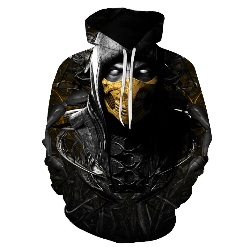 Модные хлопковые толстовки с капюшоном mmoral kombat Джемпер Пуловер Индивидуальные Женские повседневные толстовки с длинными рукавами Topshirt Прямая поставка - Цвет: wy-2440