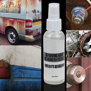 

2019 100ml Rust Inhibitor Rust Remover Metal Surface Chrome Paint Car Home Maintenance Derusting Spray CSL88