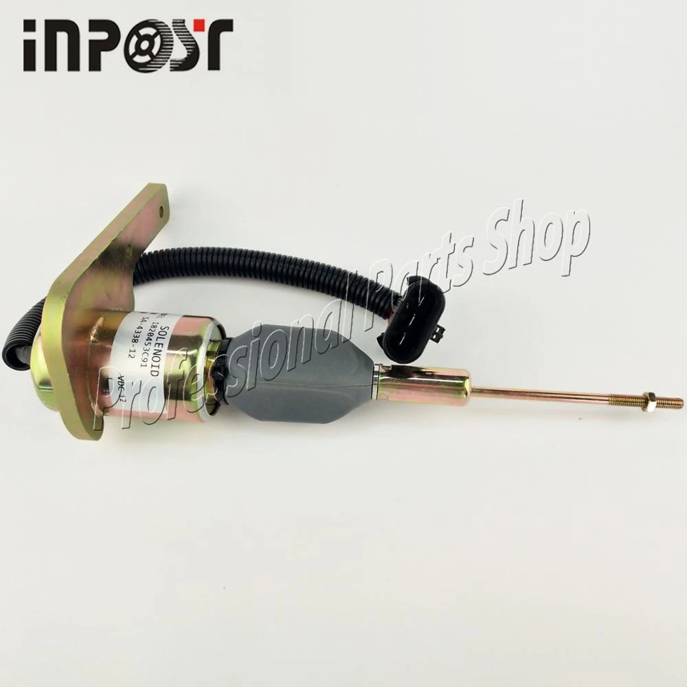 Stop Solenoid SA433812 3913795 For Heavy Duty Navistar DT466 Engine