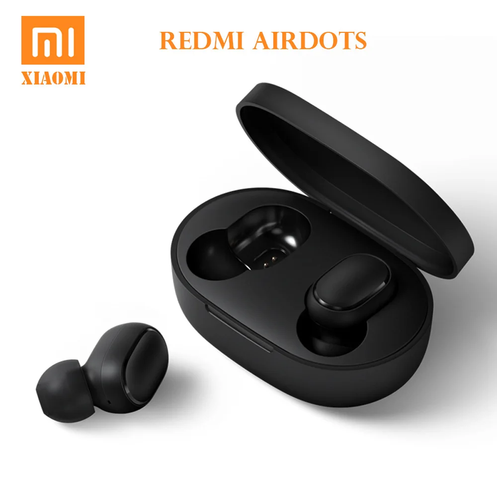 Chinese Version Новинка Xiaomi Redmi Airdots TWS Bluetooth 5,0 наушники с шумоподавлением с микрофоном беспроводные стерео наушники - Цвет: Chinese Version