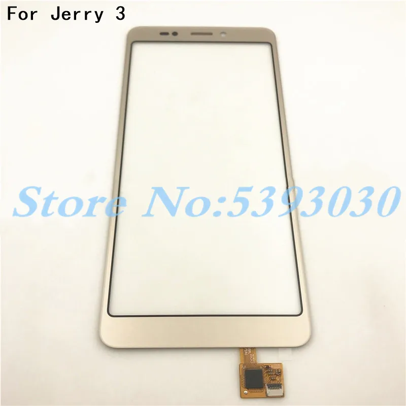 Новое Переднее стекло сенсорный датчик для wiko jerry 3 сенсорная панель дигитайзер передняя стеклянная линза Замена запасных частей