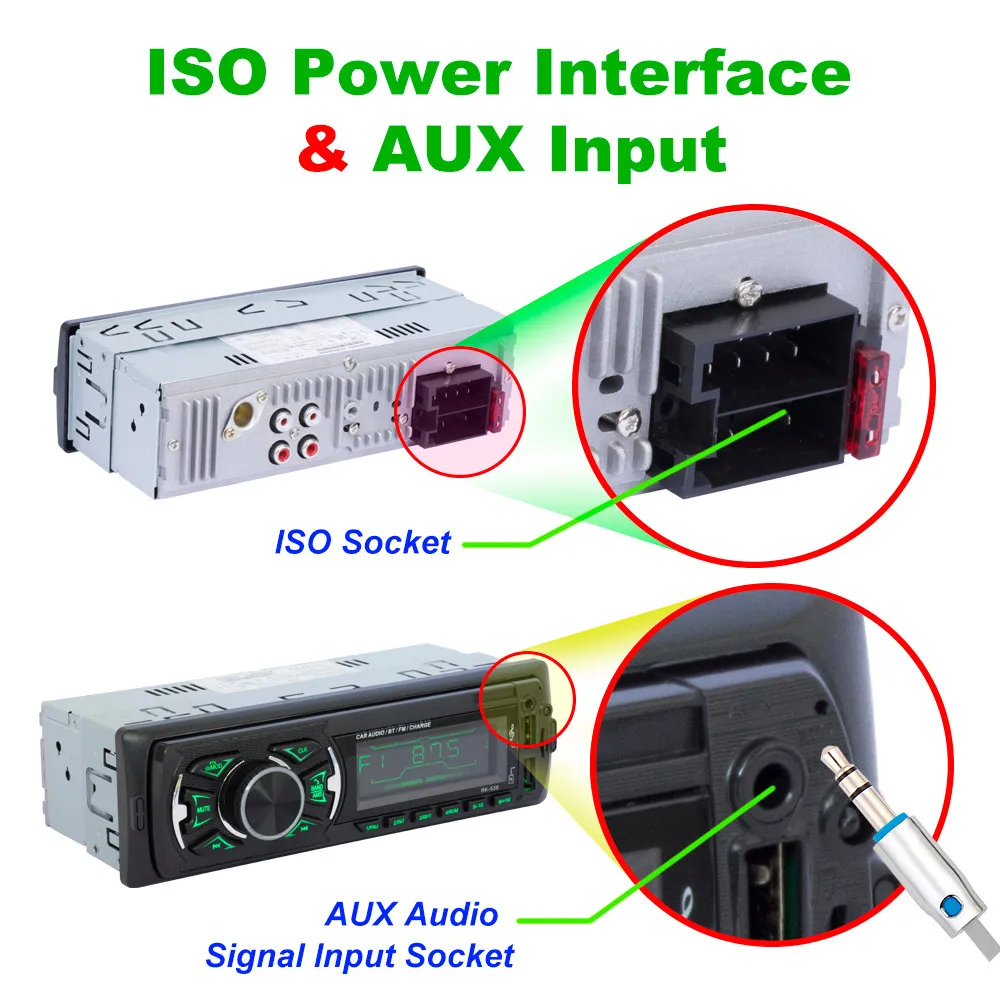 Автомобильный Bluetooth fm-передатчик стерео аудио вход Aux приемник SD USB MP3 радио плеер автомобильные аксессуары для toyota# Ger