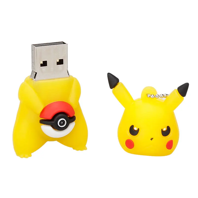 3 Usb флеш-накопитель 128 ГБ шариковая ручка эльфа 64 Гб pokemon Pikachu pendrive 32 ГБ 16 ГБ 8 ГБ 4 ГБ usb memory stick usb 2,0 - Цвет: 3
