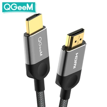 

QGEEM HDMI Cable HDMI to HDMI 2.0 Cable 4K for Xiaomi Projector Nintend Switch PS4 Television TVBox xbox 360 1m 2m 5m Cable HDMI