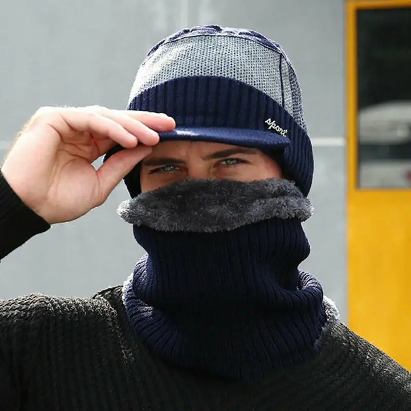 2021 Men Autumn Winter Warm Hat Knit 