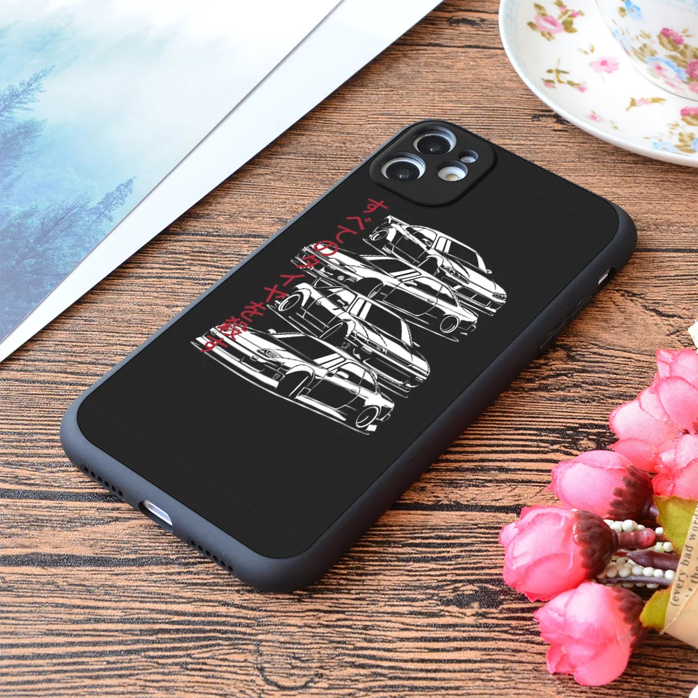

For iPhone Kill All Tires Silvia S13 S14 S15 Print Soft Matt Apple iPhone Case