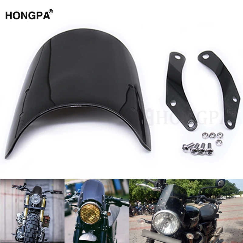 Ветровое стекло Pare-brise для Triumph Bonneville/SE/T100/T120 2001- 18, Thruxton 900 03-15 мотоцикл ветровое стекло дефлектор