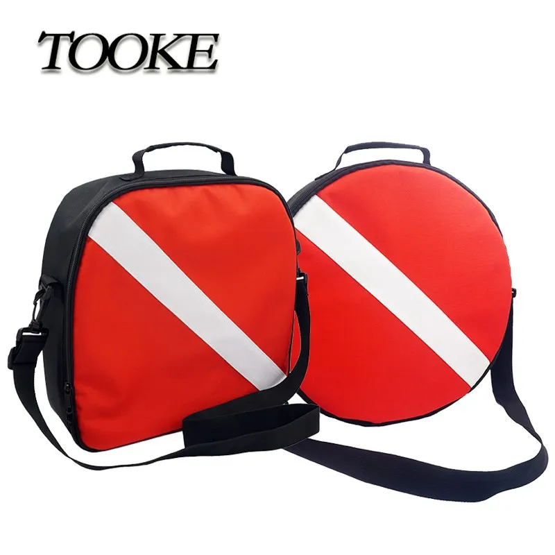 Portable Durable Nylon Dive Flag Scuba Diving Protective Bag for Regulator Carrying Bag Backpack & Shoulder Strap