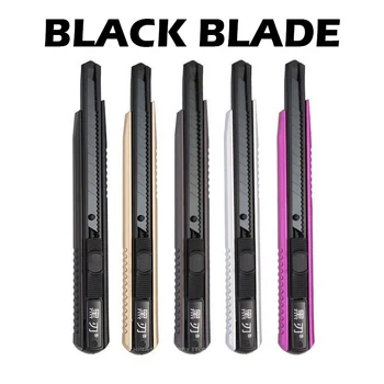 

Small Number Utility Knife Black Blade Thickened Paper Cutter Multi-function Manual Knife Disassembly Express Unpacking Artifact
