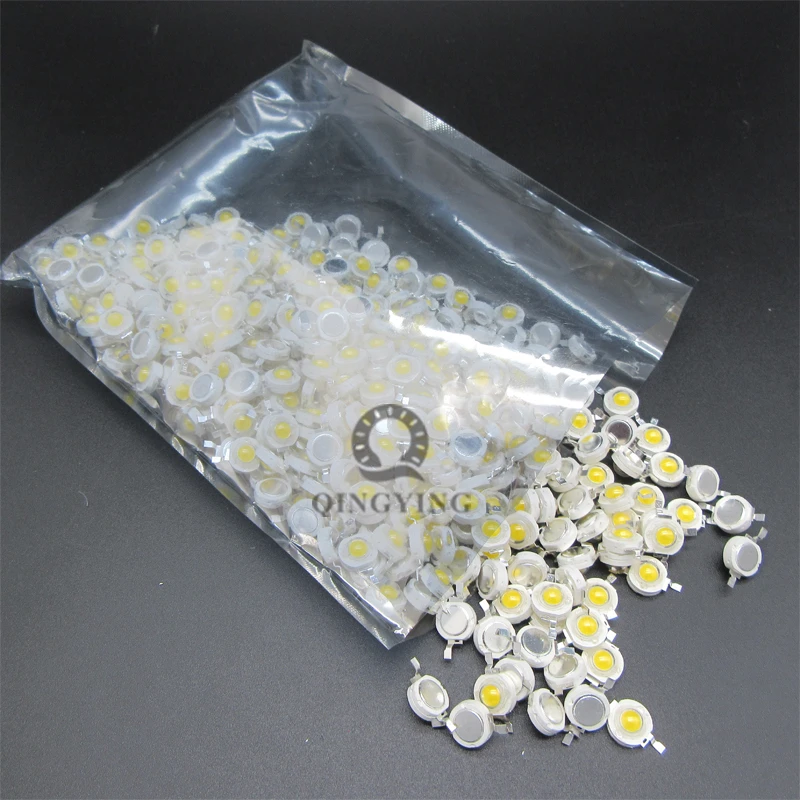 10pcs 1W 3W 5W High Power LED Chip Lamp Bulbs SMD COB Diodes Warm Cold White Red Green Blue Yellow 440 660nm Grow Light Beads