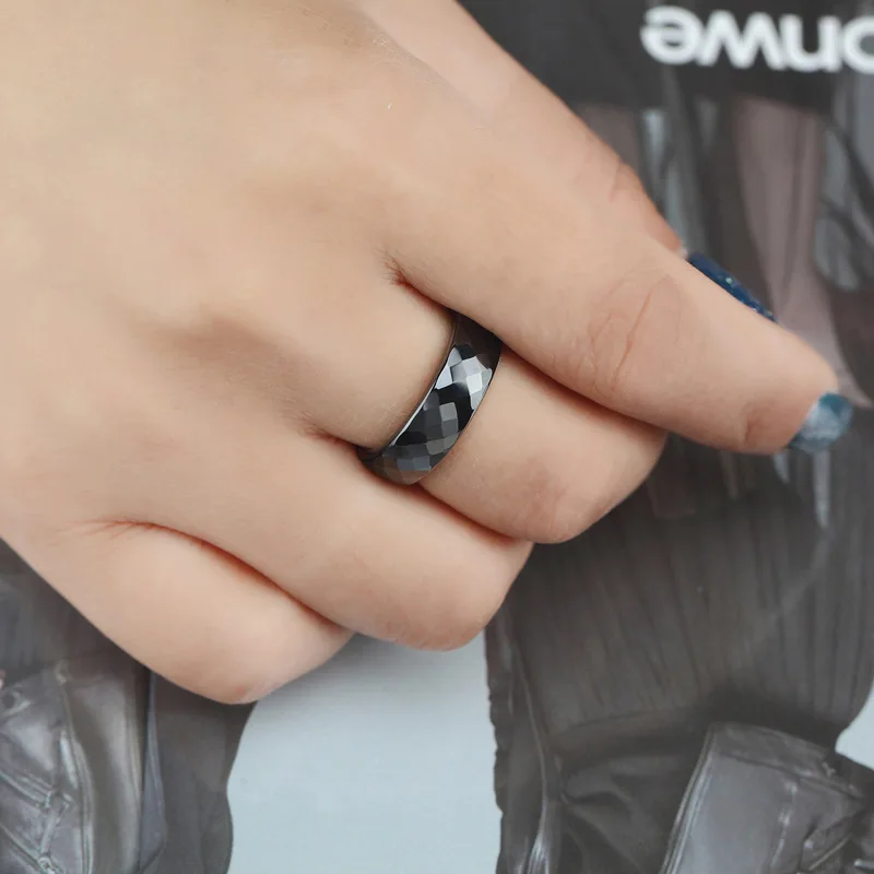 4/6mm Ceramic Ring For Woman Jewelry