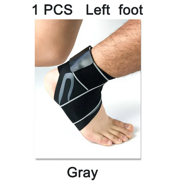New 1PCS Ankle Support Guard Fixed Pressure Sprain Protection Strain Motion Protect Bandage Sprains Sports Safely