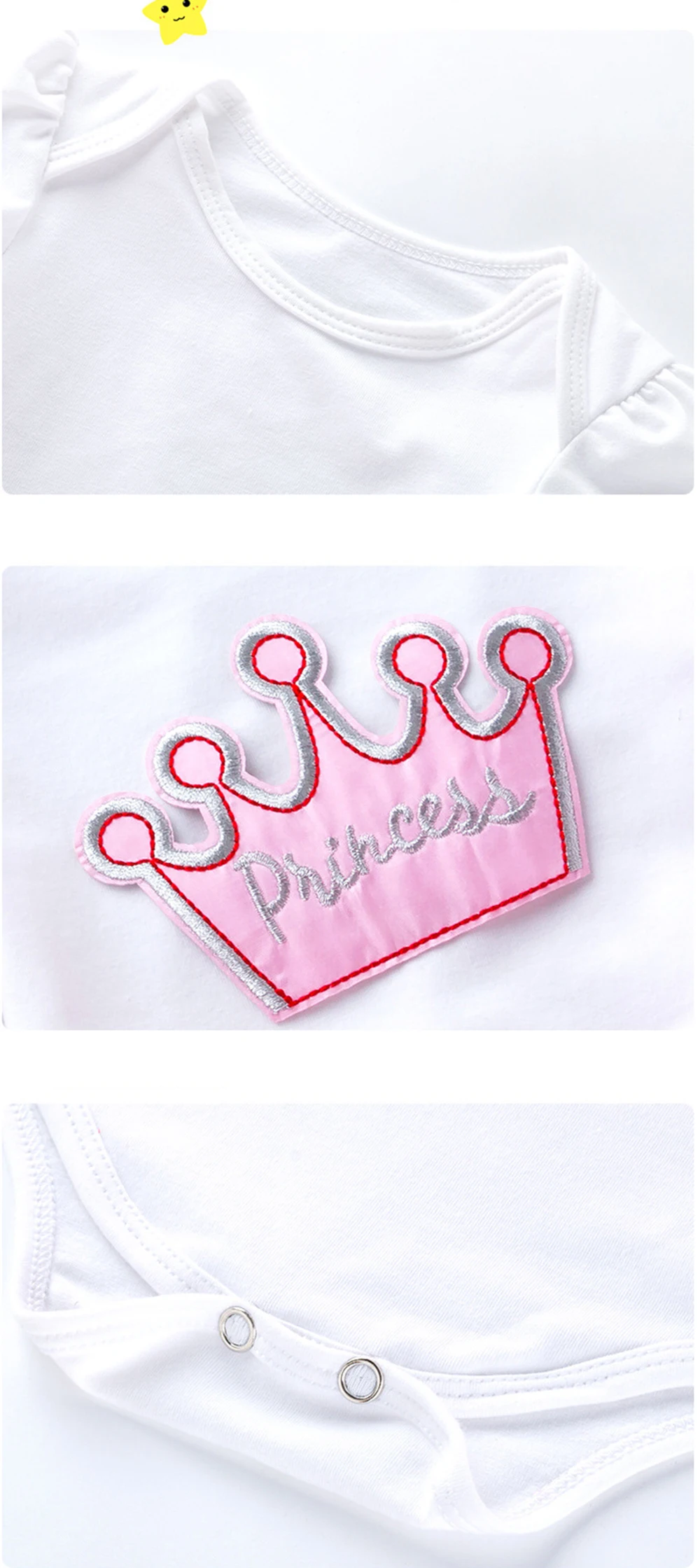 Infant Girl Rompers Dress Baby Girls Birthday Clothes Sets Outfits 2pcs Newborn Cotton Tutu Jumpsuit Party Clothes20190923_172742_023