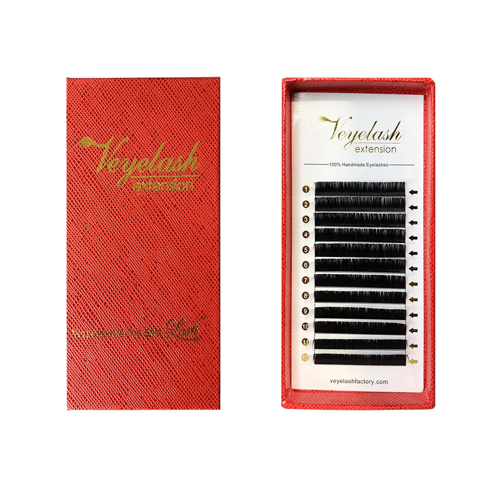 Viplash 9-16mm 12 Rows Korean PBT Eyelash Extensions Faux Mink Lash Extension Individual Russian Volume Lashes Make Up Tools | Красота и