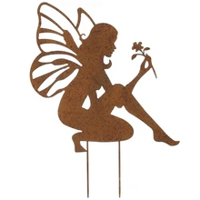 Садовая колода сказочная форма статуя Декоративная скульптура для сада статуэтки, украшение статуи подарки Рождественская вечеринка свадебное украшение