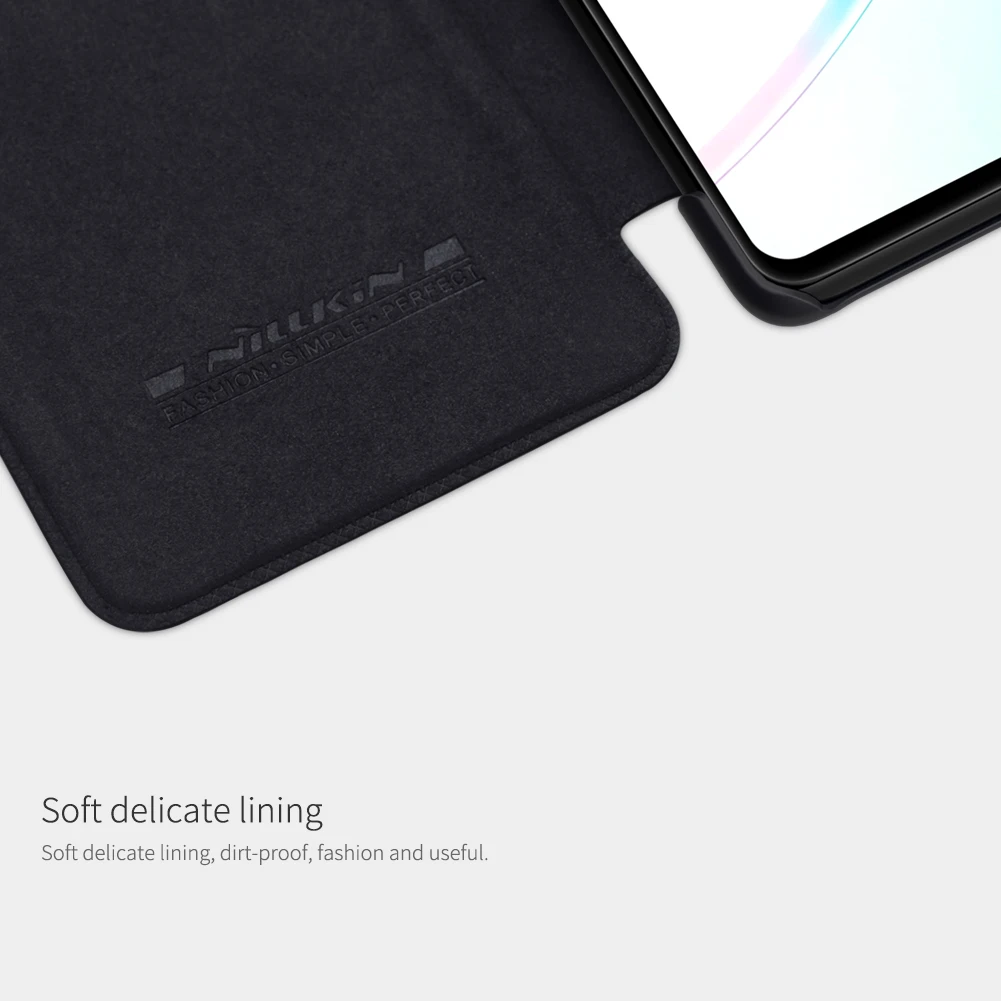 Флип-чехол для samsung Galaxy S10 Lite, серия NILLKIN Qin, роскошный чехол из искусственной кожи, Пластиковая Задняя крышка для samsung S10 Lite, чехол 6,7''