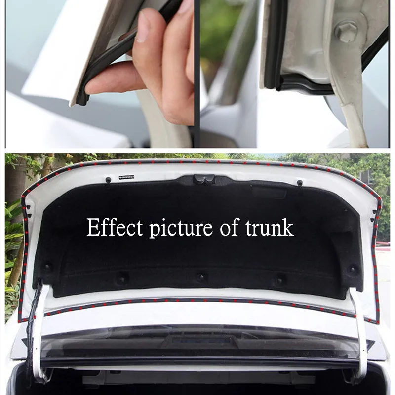 Car Door Seal Strips Sticker B Shape Sound Insulation Sealing FOR Dodge charger journey challenger caliber caravan Accessories | Автомобили