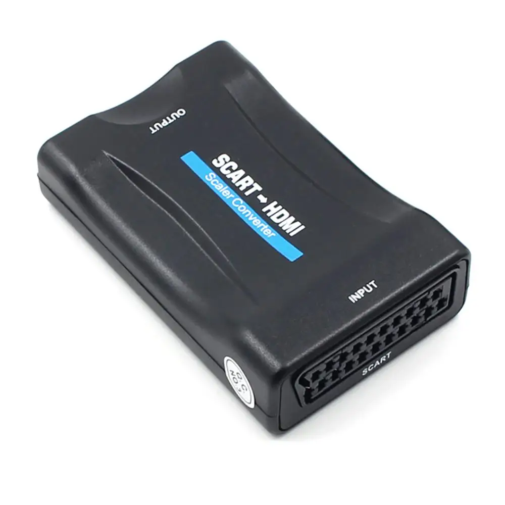 Мини HDMI к SCART композитный видео конвертер стерео аудио адаптер портативный конвертер с USB кабелем