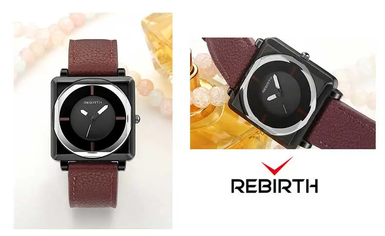 2021 Top Brand Square Women Bracelet Watches Contracted Leather Crystal WristWatches Women Dress Ladies Quartz Clock Dropshiping