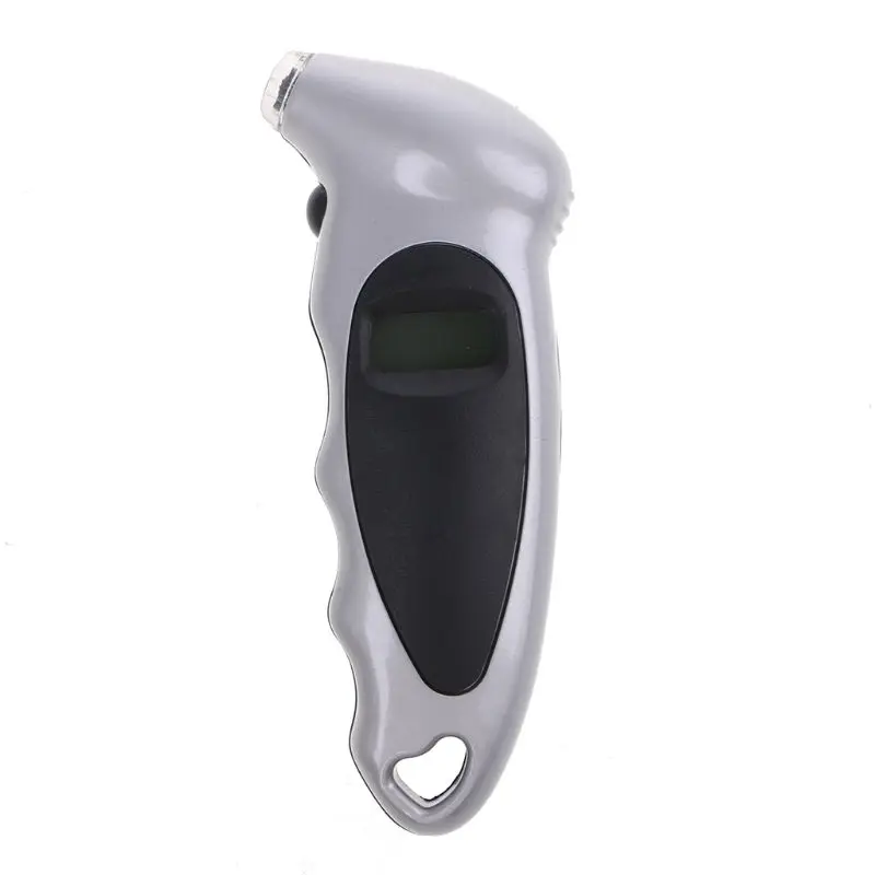 OOTDTY 1 шт. монитор давления в шинах цифровой ЖК-дисплей измеритель давления воздуха тестер для автомобиля велосипед dorp - Цвет: Белый