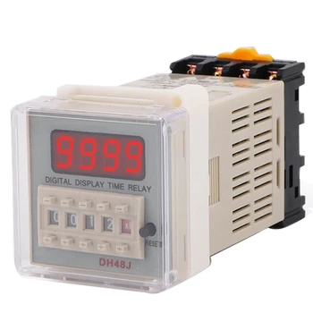 

AC 220V 0.01S-99H99M Programmable Time Delay Relay DH48S-2Z with Socket Base Promotion