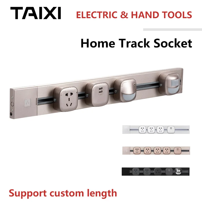 

Track-Socket Home Kitchen-Bedroom Reading-Room Expandable-Socket P5 Mobile Socket Office Desktop Detachable