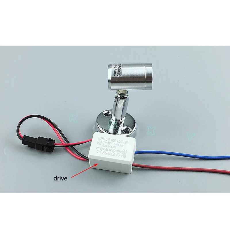 Светодиодный точечный светильник s мини светодиодный потолочный светильник s 1 Вт 3W AC85-265v DC12V поверхностный монтируемый светильник лампы для шкафа прилавка витрина
