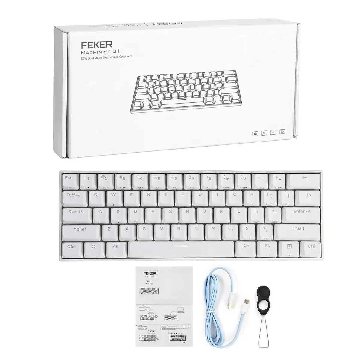 60% NKRO bluetooth 5,0 тип-c RGB Gateron Cherry MX Outmu Switch механическая клавиатура PBT Double Shot Keycap игровая клавиатура
