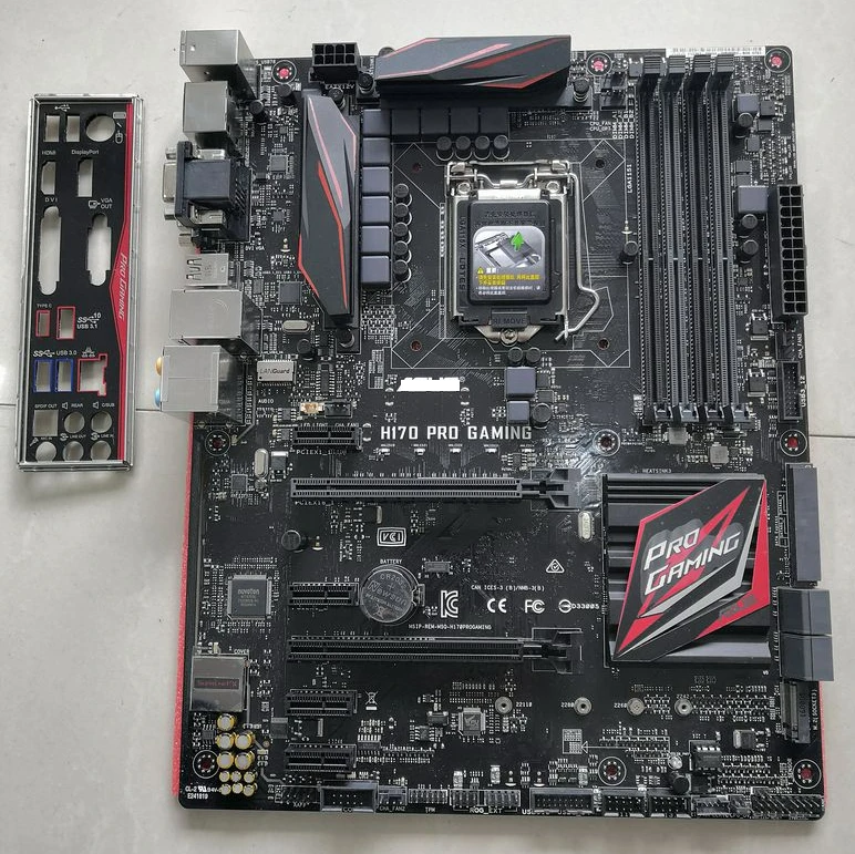 H170 Pro Gaming Desktop Motherboard For Intel H170 Lga1151 Ddr4 Used
