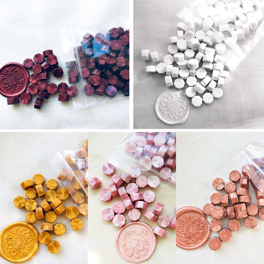 

100Pcs/Lot Stamping Sealing Wax Colorful Beads Wax Board Games for Adults Envelope Documents Party Invitation