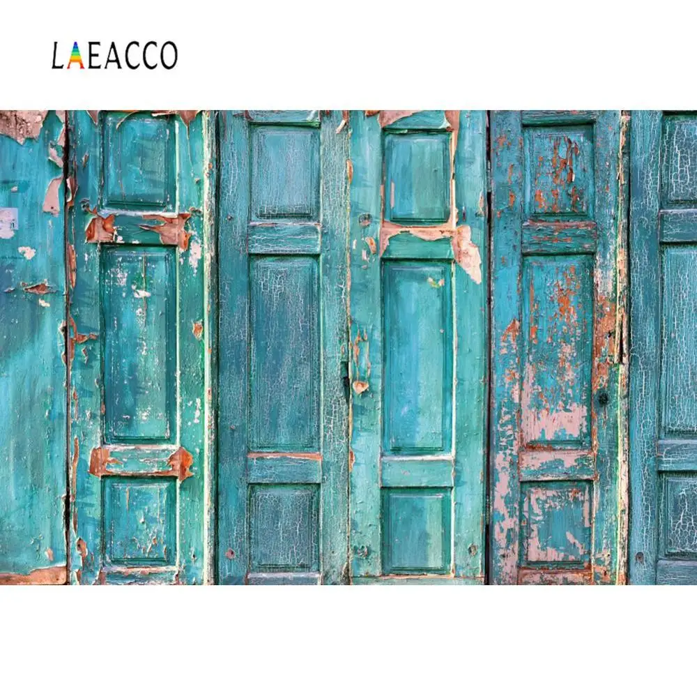 Фотофон Laeacco Blue Fade с деревянной доской вечерние фоны для фотостудии изображением