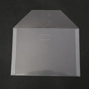 

10pcs Transparent PP File Pack Storage Bag Durable Scrapbooking Stencil Cutting Template Holder Stamp Collection Pouch