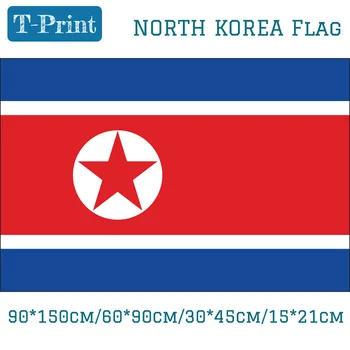 

15PCS Flag North Korea Flag 90*150cm/60*90cm/15*21cm 3x5ft Hanging Flag 40*60cm Car Flag For National Day / Event / Office