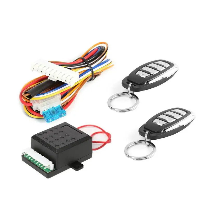Car Remote Central Door Locking Kit Keyless Entry Alarm System Controller Waterproof Universal Automobiles Accessories