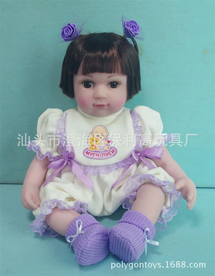 

Model Rebirth Doll Infant GIRL'S Soft Silcone to Sleep with Photography for Children Play House Toys Gift