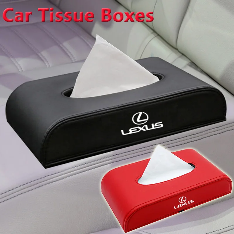 1pcs Car Emblem Tissue Boxes Automotive Accessories Interior Goods For Lexus IS300H NX300H CT200H IS250 IS 220D 250 IS200 NX UX |
