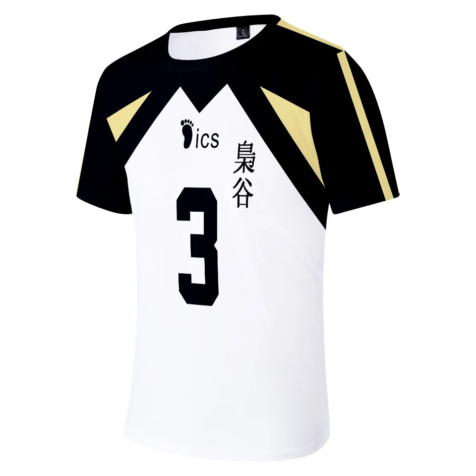 New 3D Brand Man Haikyuu T-shirt Clothes Cosplay Harajuku Style Costume  Jerseys High School Fashion Casual Haikyu T shirt - AliExpress