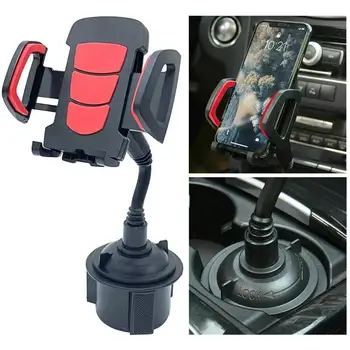 

New Universal 360 Degree Adjustable Car Phone Mount Cup Stand Gooseneck Phone IPhone Cradle Holder GPS For Cell J9Z6