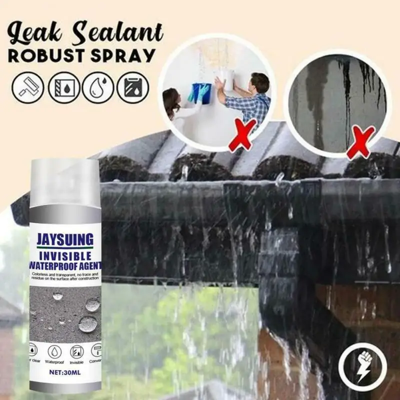 30ml Sealant Spray Anti-Leaking Sealant Universal Glue Quick-drying Agent Sealing Gaps Leaks Roof Silicone silicone glue sealant glue silicone sealant anti leak sealant