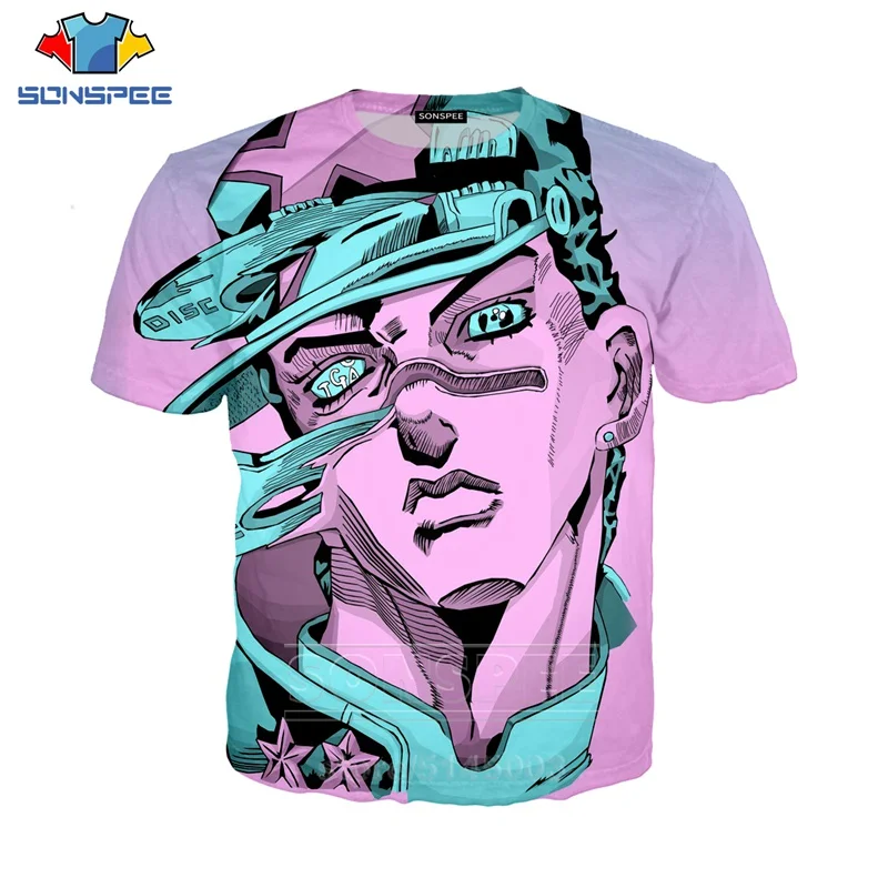 Футболка для мужчин и женщин свитшот с 3D принтом Джоджо невероятные приключения