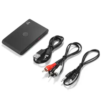 

TX6 Wireless BT 3.0 Transmitter Receiver Audio Adapter Support A2DP NFC for PC TV Speaker Home Stereo System