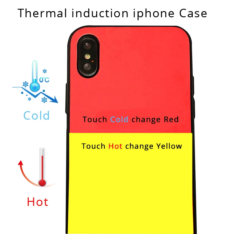 Термочувствительный чехол для iphone 6s, 7, 8, 11, XR, X, крышка, изменение температуры, цвет, для iphone 11, чехол, funda, Coque, iphone 11