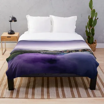 

Drop Shipping Printed Throw Blanket Sherpa Fleece Soft Blanket Flannel Rug Home Decoration For Bed Ucsmoke Tread Cemetery Burnou