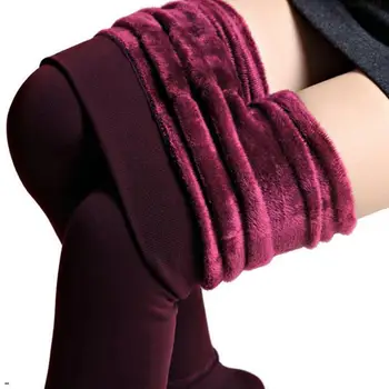

Elasticity Seamless Leggings Women's Autumn And Winter Leggings High Fashion Thick Velvet Pants Warm Leggings 8 Color Hot