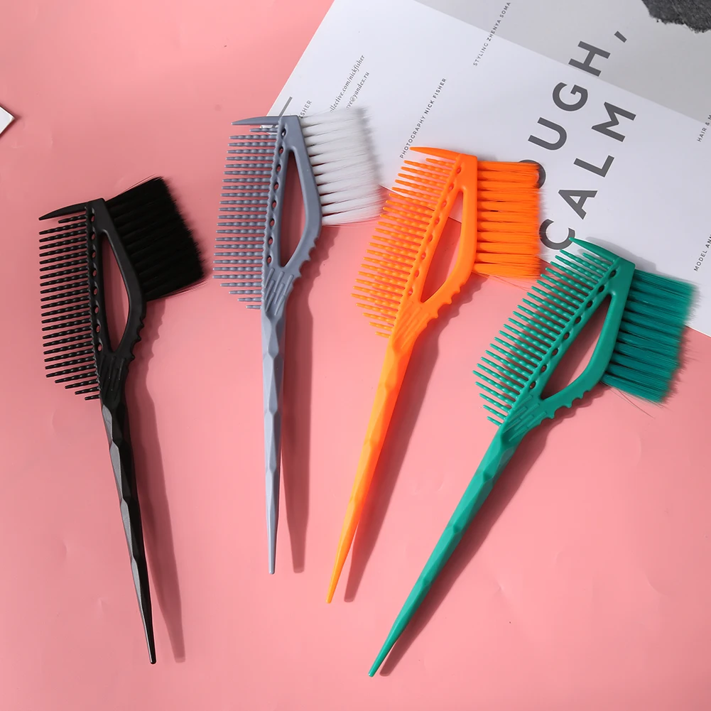 Professional Natural Hair Brushes Resin Fluffy Comb Barber Hair Dye