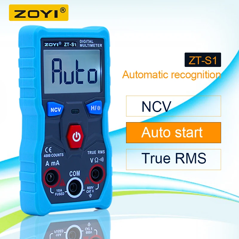 Цифровой мультиметр ZOYI ZT S1 автоматический цифровой True RMS интеллектуальный