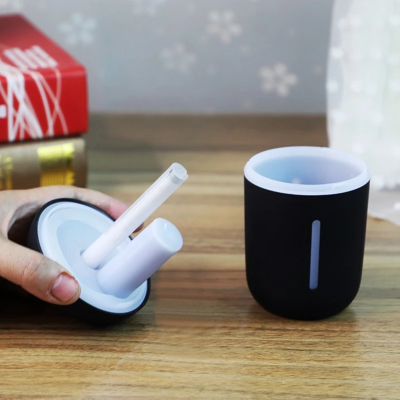 Топ предложения Многофункциональный 3 в 1 usb зарядка автомобильный очиститель воздуха счетчик воды вентилятор 7 цветов светодиодный ночник увлажнитель в форме гриба кофе