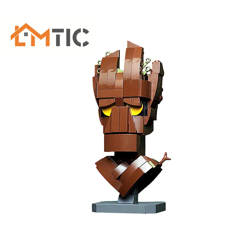 243 шт. MOC строительные блоки цветочный горшок детские фигурки дерево человек