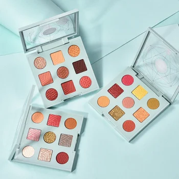 

9-color Eyeshadow Palette Waterproof Eyeshadow Pallete Smudge-proof Paleta De Sombra Easy To Color Shimmer Matte Eye Shadow