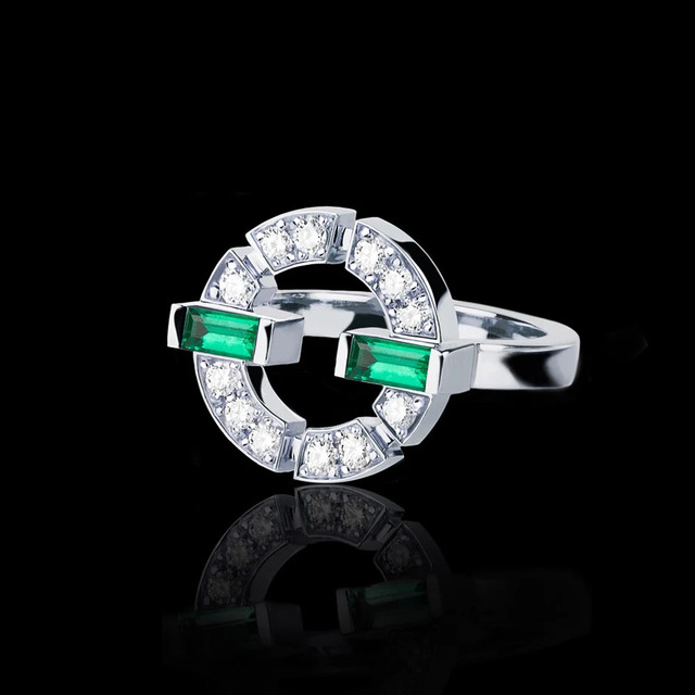 New Fashion Hollowed-out Circular Shape Delicate Women Rings Anniversary Gift Female Daily Wear Ring Versatile Jewelry